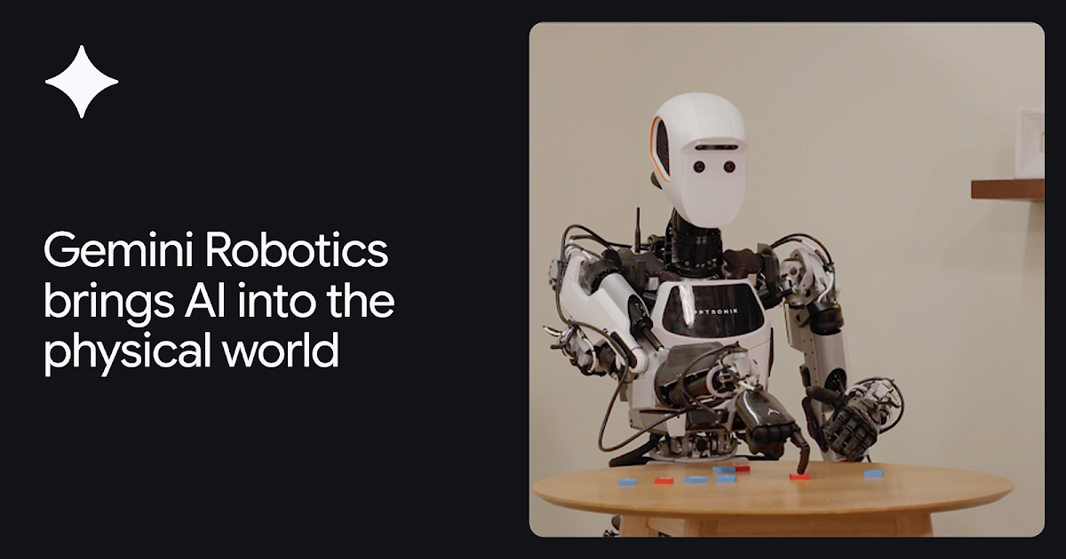Google DeepMind robotics research demonstration